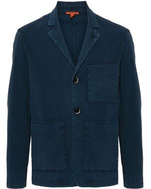 Barena Refada Fronda Seersucker Blazer - Blue