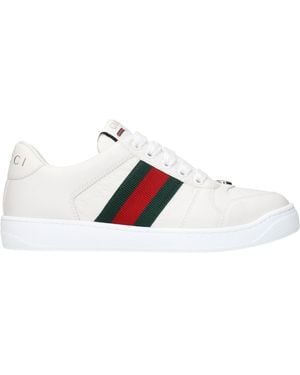 Gucci Sneakers For Leather - White