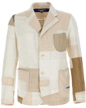 Junya Watanabe Patchwork Blazer - Weiß