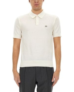 Dolce & Gabbana Polo With Logo - White