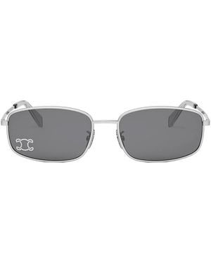 Celine Sonnenbrille Cl40285 U 16 A Triomphe Silber/Grau Damen