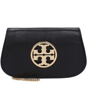 Tory Burch Clutch Reva Women Skin Black - Negro