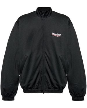 Balenciaga Zip-Up Jacket - Black