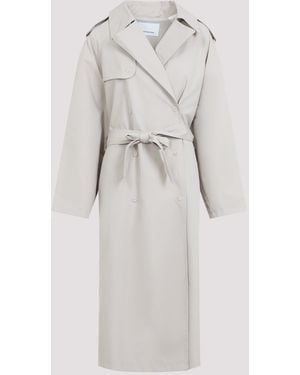 Frankie Shop Riva Cotton Trench Jacket For - White