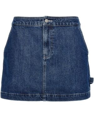 A.P.C. Mini falda 'Christie' - Azul