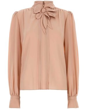 Valentino Garavani Embroidered Top - Pink