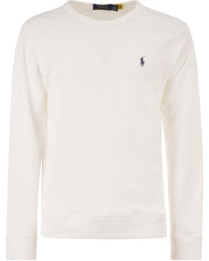 Polo Ralph Lauren Terry Cloth Sweatshirt - White
