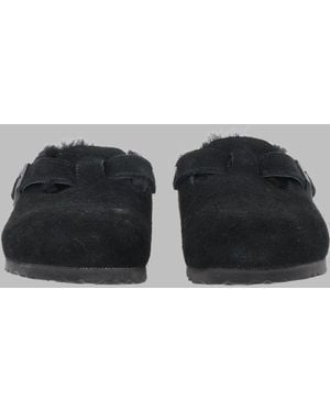 Birkenstock Style Cork Footbed Sandals - Grey