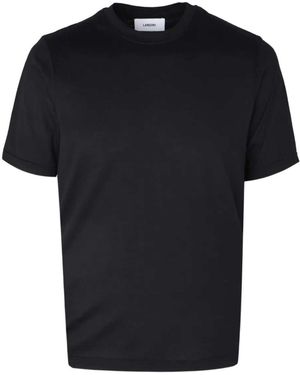 Lardini T-Shirt mit Rundhalsausschnitt - Schwarz