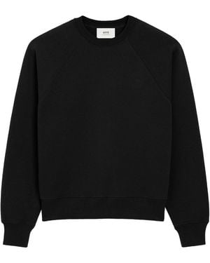 Ami Paris Sweatshirt Adc - Black