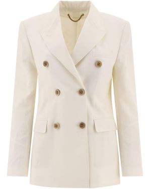 Golden Goose Double-Breasted Wool-Blend Blazer - Natural