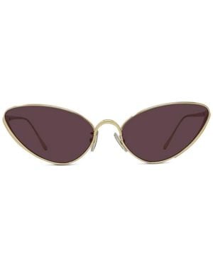 Loewe Signature Gold Cat-Eye-Sonnenbrille - Lila