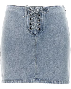 ROTATE BIRGER CHRISTENSEN Denim Rok - Blauw