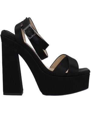 Jimmy Choo Sandals Gaia femmes satin noir