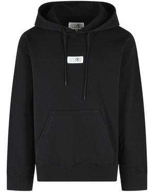 MM6 by Maison Margiela Cotton Sweatshirt - Black