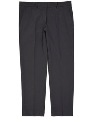 Blanca Vita Cropped Trousers - Grey