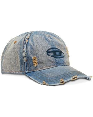 DIESEL C-Enic Distressed Baseball Cap - Blue