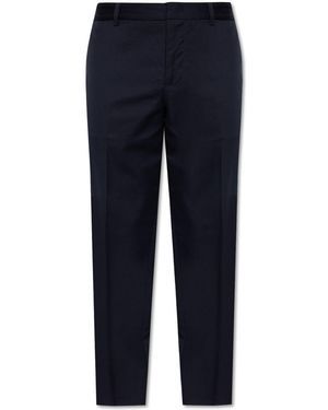 Emporio Armani Hose mit Logo-Schild - Blau