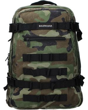 Balenciaga Bags And Belt Bags/Camouflage Fabric - Green