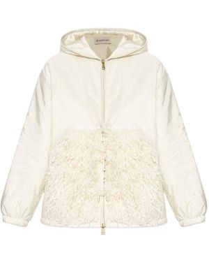 Moncler Padded Blouson Jacket - Natural