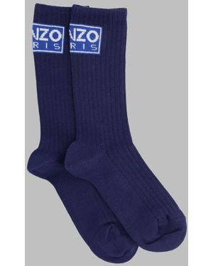 KENZO Paris Socks - Blue