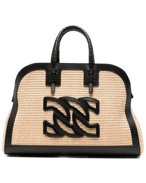 Casadei Park Avenue Tote Bag - Black
