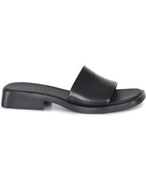 Camper "Dana" Sandals Made Of Leather - Black