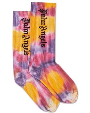 Palm Angels Logo Socks - Pink