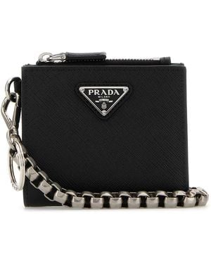 Prada Leather Wallet - Black