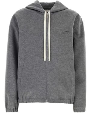 Miu Miu Wool Blend Jacket - Grey