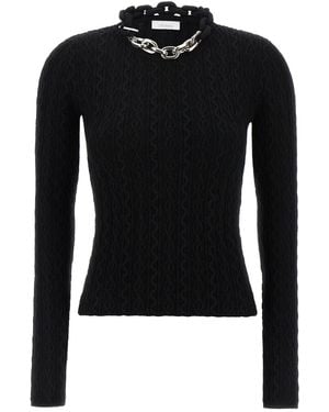 Rabanne Necklace Jumper Jumpers And Cardigans - Black
