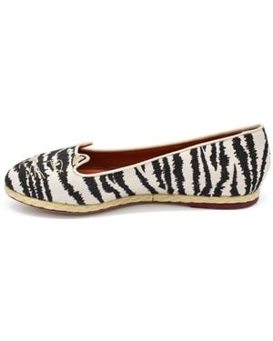 Charlotte Olympia Ferral Ballet Flats - White