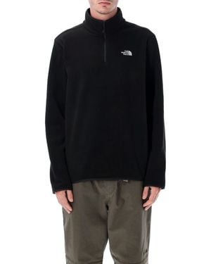 The North Face Glacier 1/4 Zip Fleece - Black