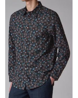 Paul Smith Herren Ls Regular Fit Hemd - Grau