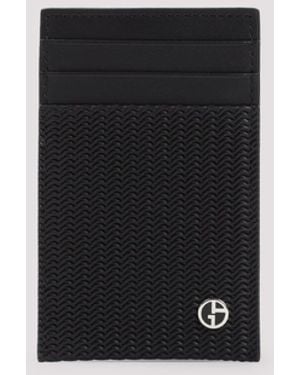Giorgio Armani Credit Card Holder - Black