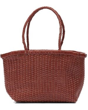 Dragon Diffusion "B Weave" Small Shoulder Bag - Red