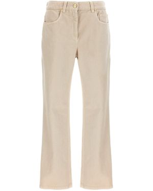 Brunello Cucinelli Gefärbte Jeans - Natur