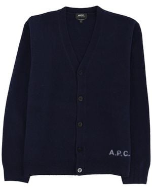 A.P.C. Kenny Cardigan - Blue