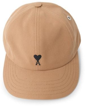 Ami Paris 'Ami De Cœur' Cap - Natural