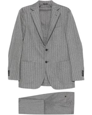 Sartorio Napoli Composé Jacket And Trousers Suit - Grey