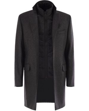 Fay Double Coat - Black