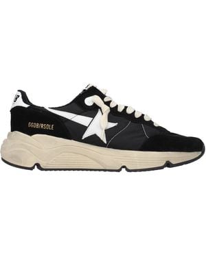 Golden Goose Running Trainers Fabric - Black