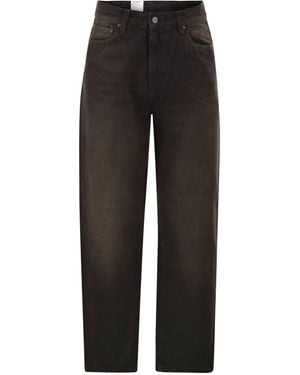 Carhartt Aaron Relaxed Fit Washed Denim Jeans - Black