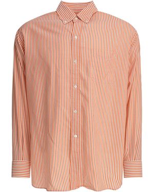 Beams Plus Wool Stripe Shirts - Pink