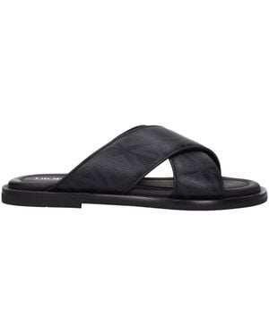 Dior Pantoffeln & Hufe alias Männer Leder schwarz