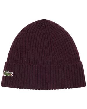 Lacoste Oxalis Knitted Caps - Red
