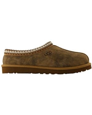 UGG Tasman Baxter Mules Lederbraun