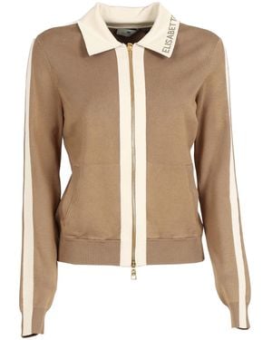 Elisabetta Franchi Maglia Tricot - Natural