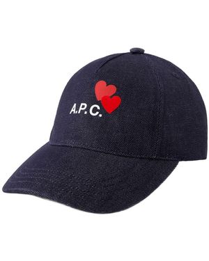 A.P.C. Eden Blondie Cap Synthetisch blau
