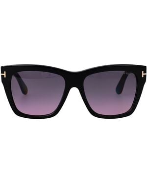 Tom Ford Butterfly Sunglasses Ft1343 01 B - Blue